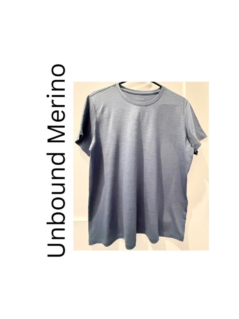 NWOT Unbound Merino Ultralight Dusty Teal Tshirt - L